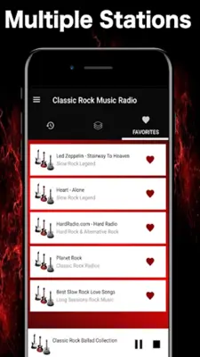 Classic Rock Music android App screenshot 1